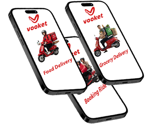 Vooket app mockups